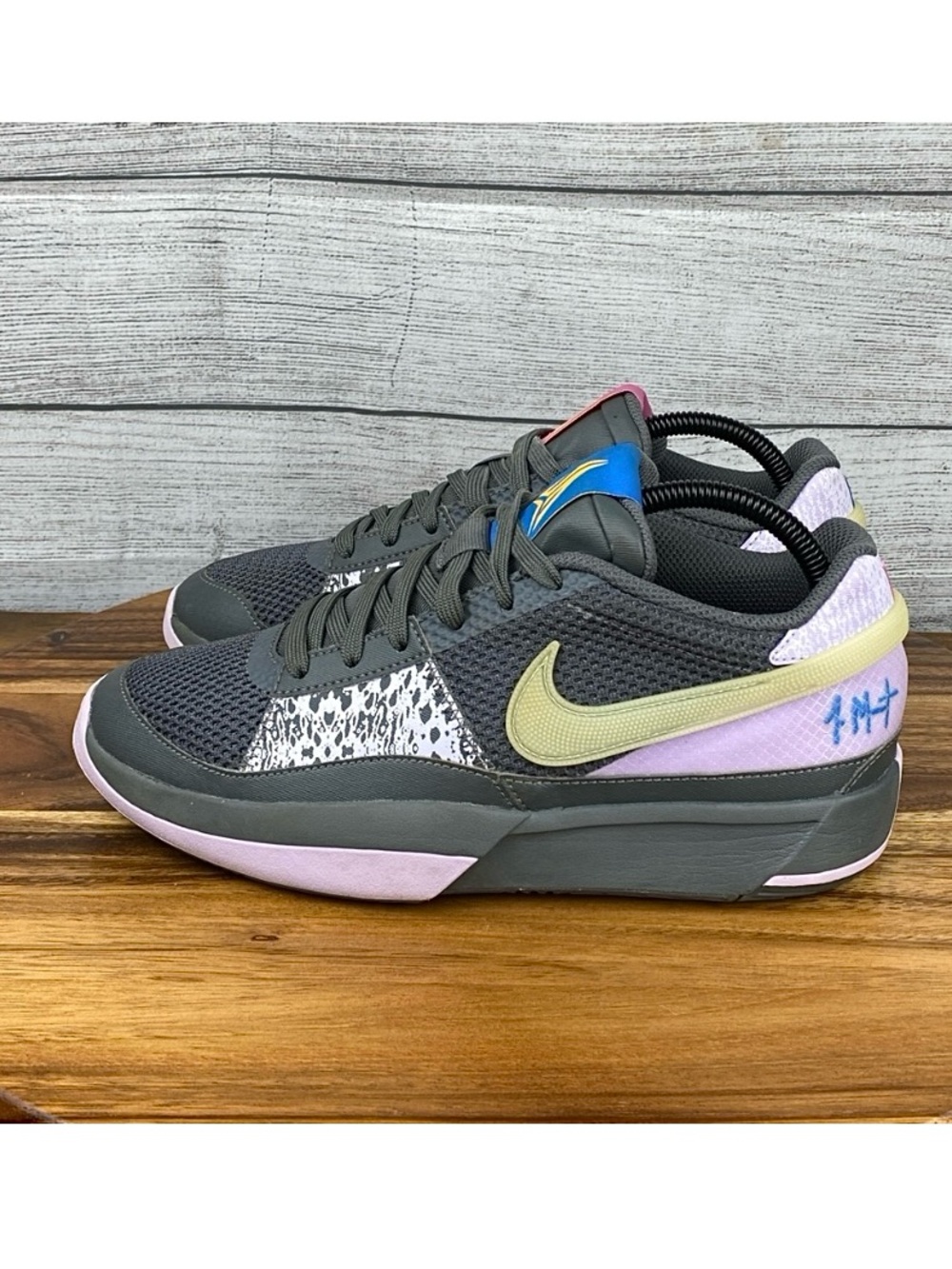 Nike Ja 1 Personal Touch Grey Purple Basketball Shoes DX2294-002 Men’s Size 7